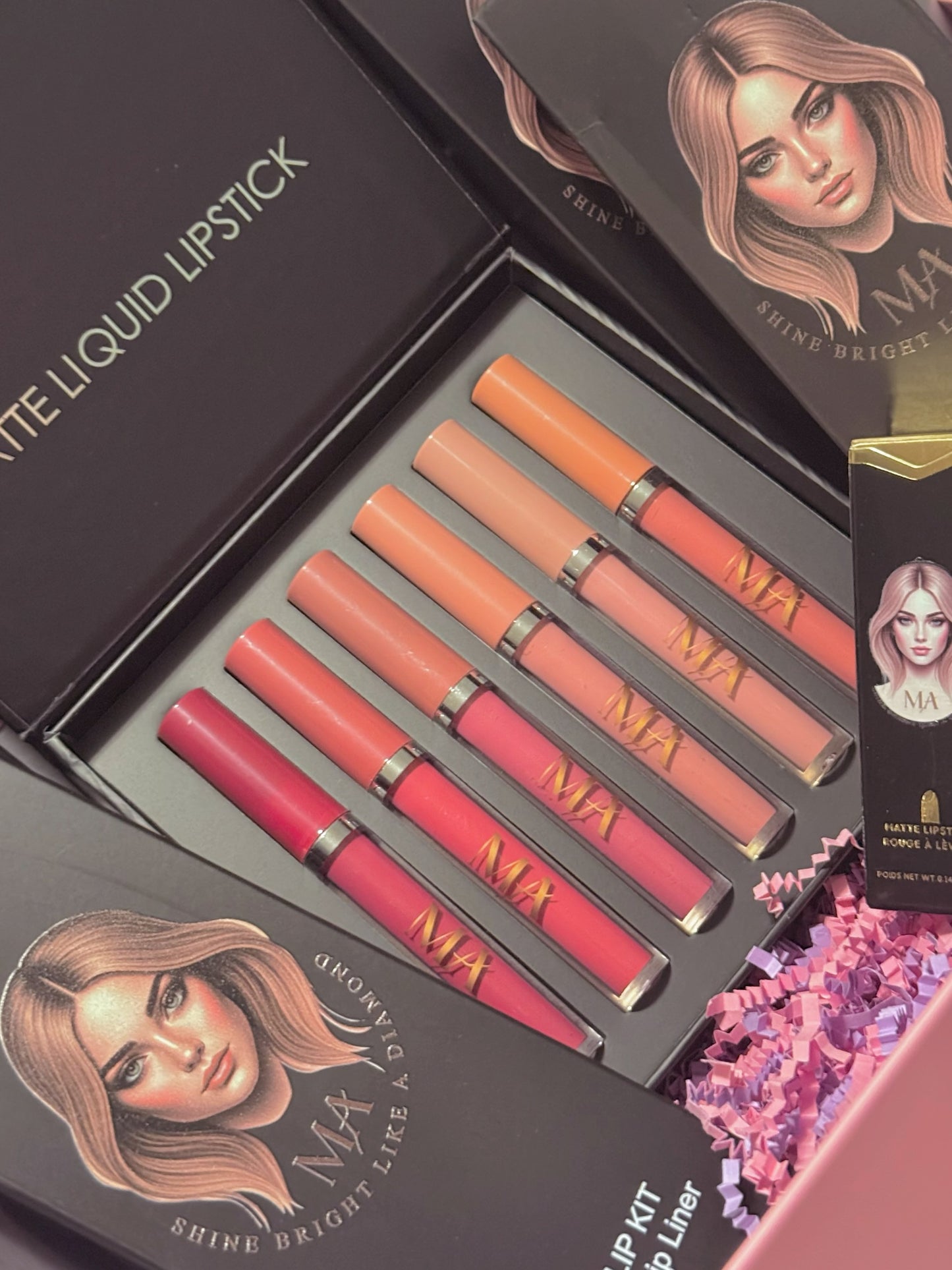MA lipsticks sets - 24 hours wear