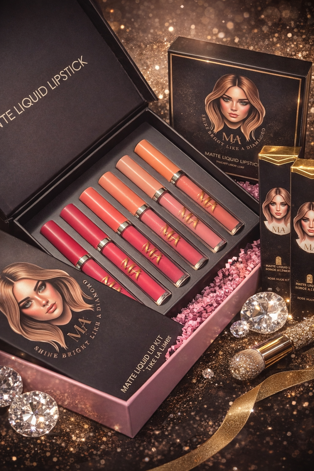 MA lipsticks sets - 24 hours wear