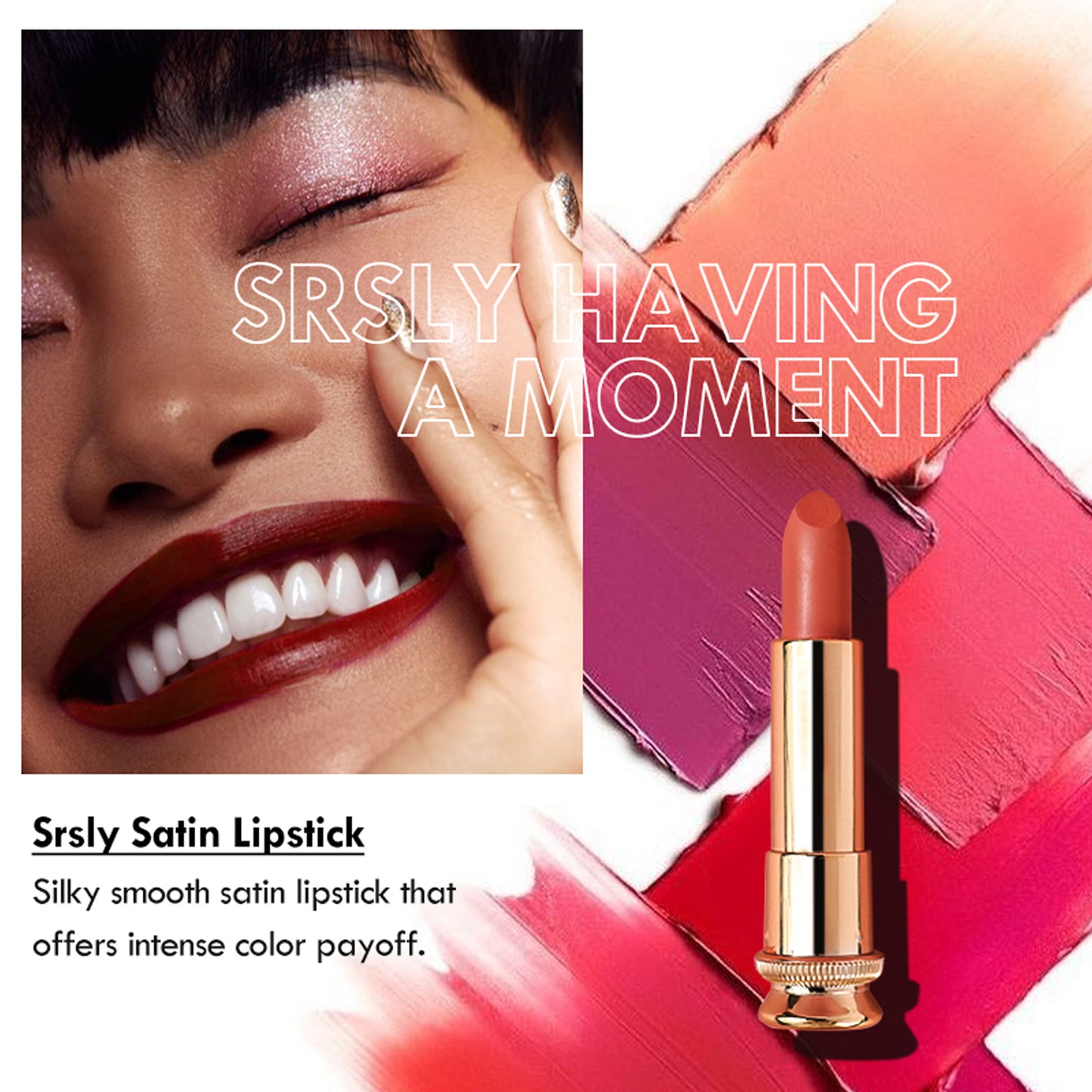 MA Shine bright like a diamond red lipstick