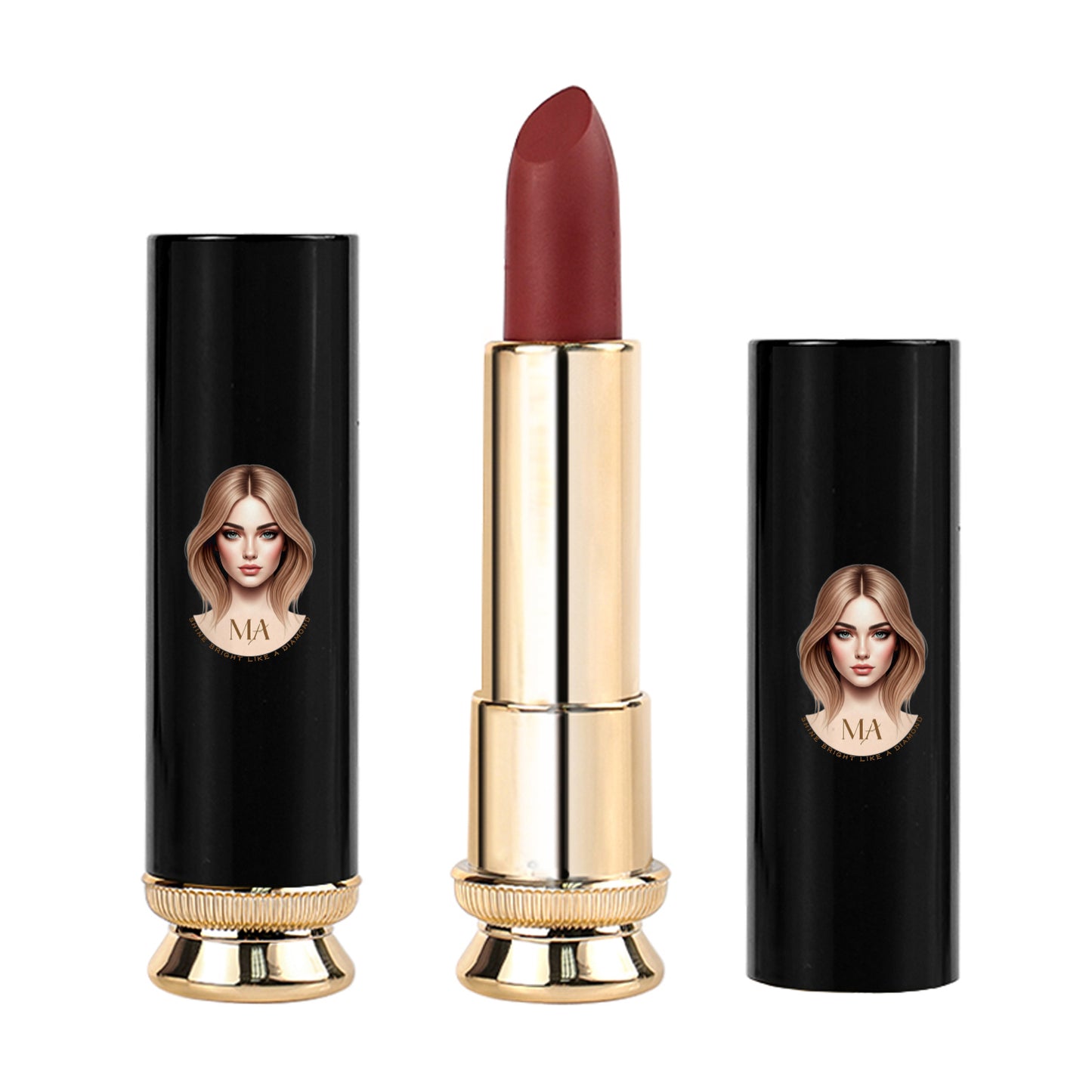 MA Shine bright like a diamond red lipstick