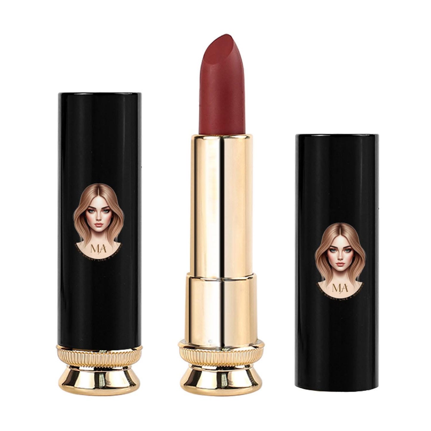 MA Shine bright like a diamond red lipstick