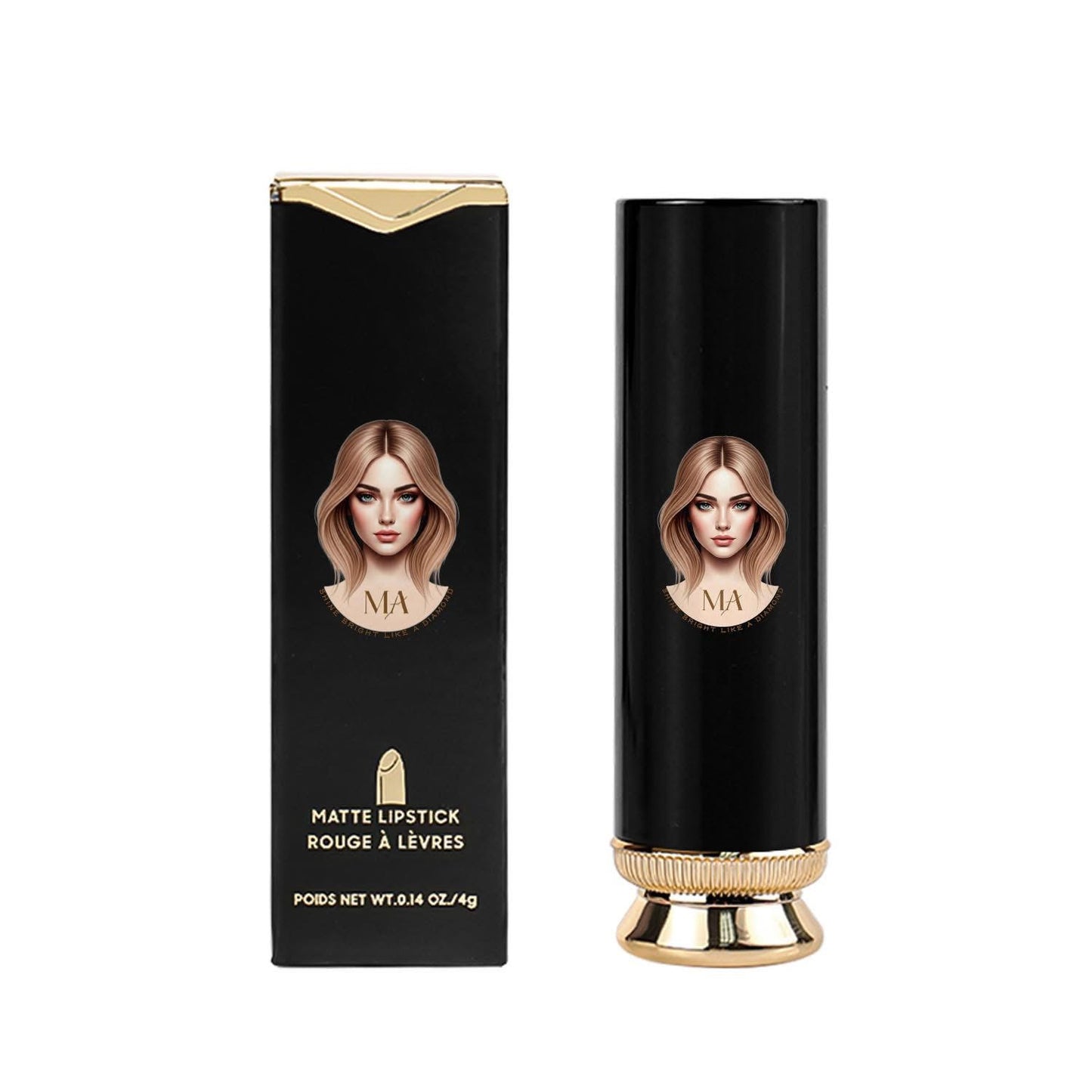 MA Shine bright like a diamond red lipstick