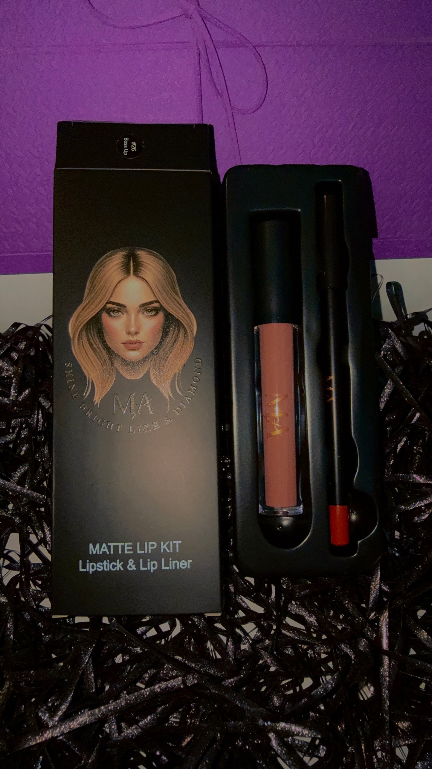 MA shine bright like a diamond Matte lip combo