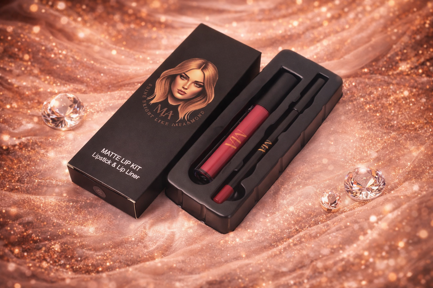 MA shine bright like a diamond Matte lip combo